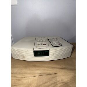 Bose AWR1-1W Acoustic Wave Clock Radio with Remote Off White/Beige